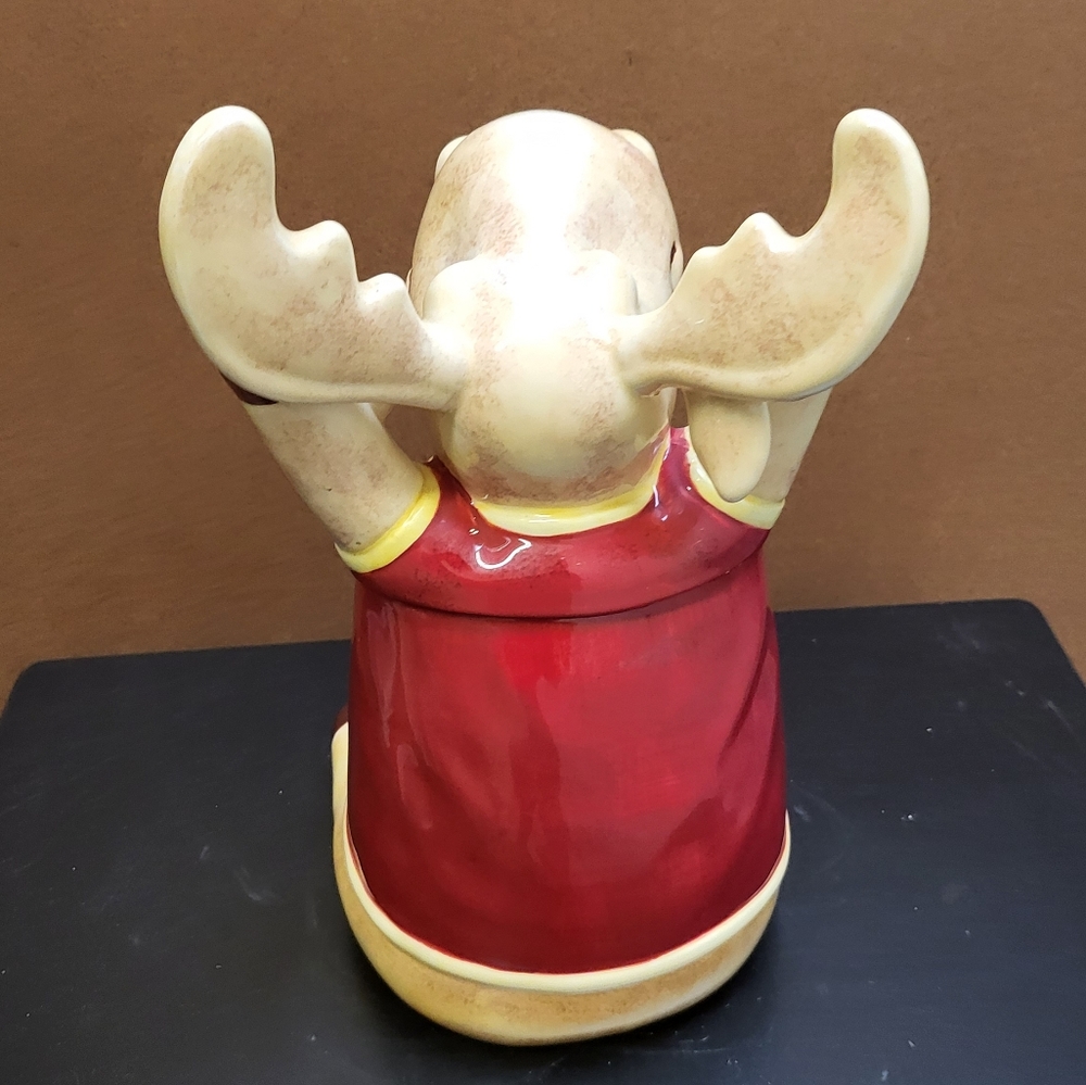 Vtg ceramic moose munch cookie jar - Picture 5 of 7